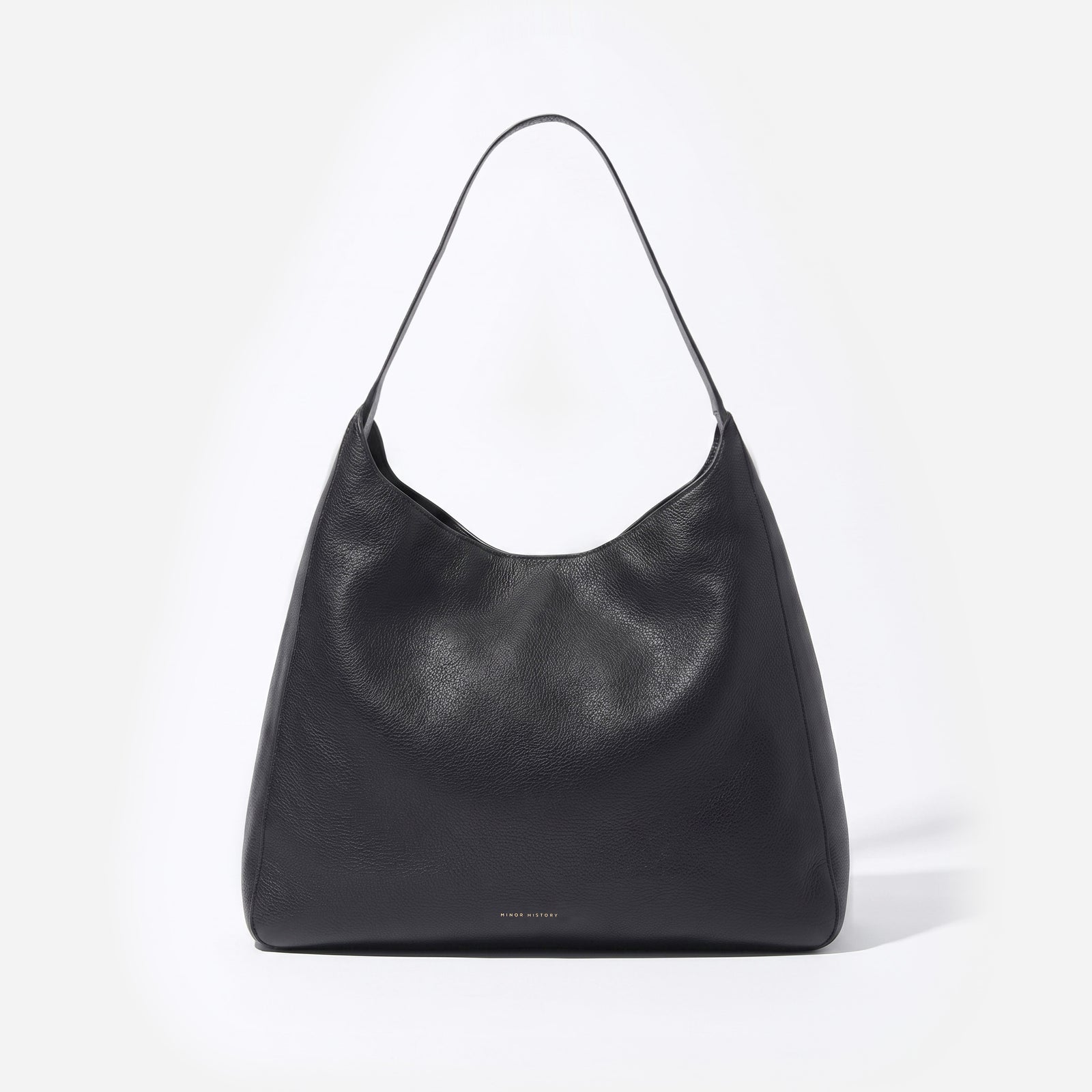 Black handbag on a white background - Black
