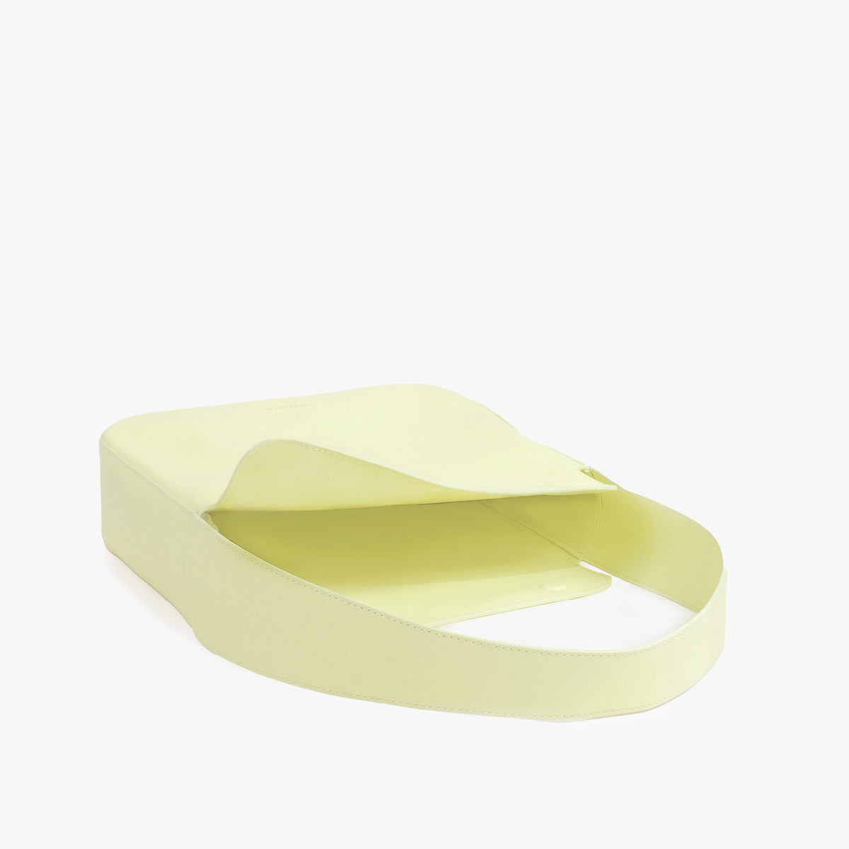 Frame Bag in limelight green full-grain leather, vibrant citrus-toned statement bag for summer looks - Limelight