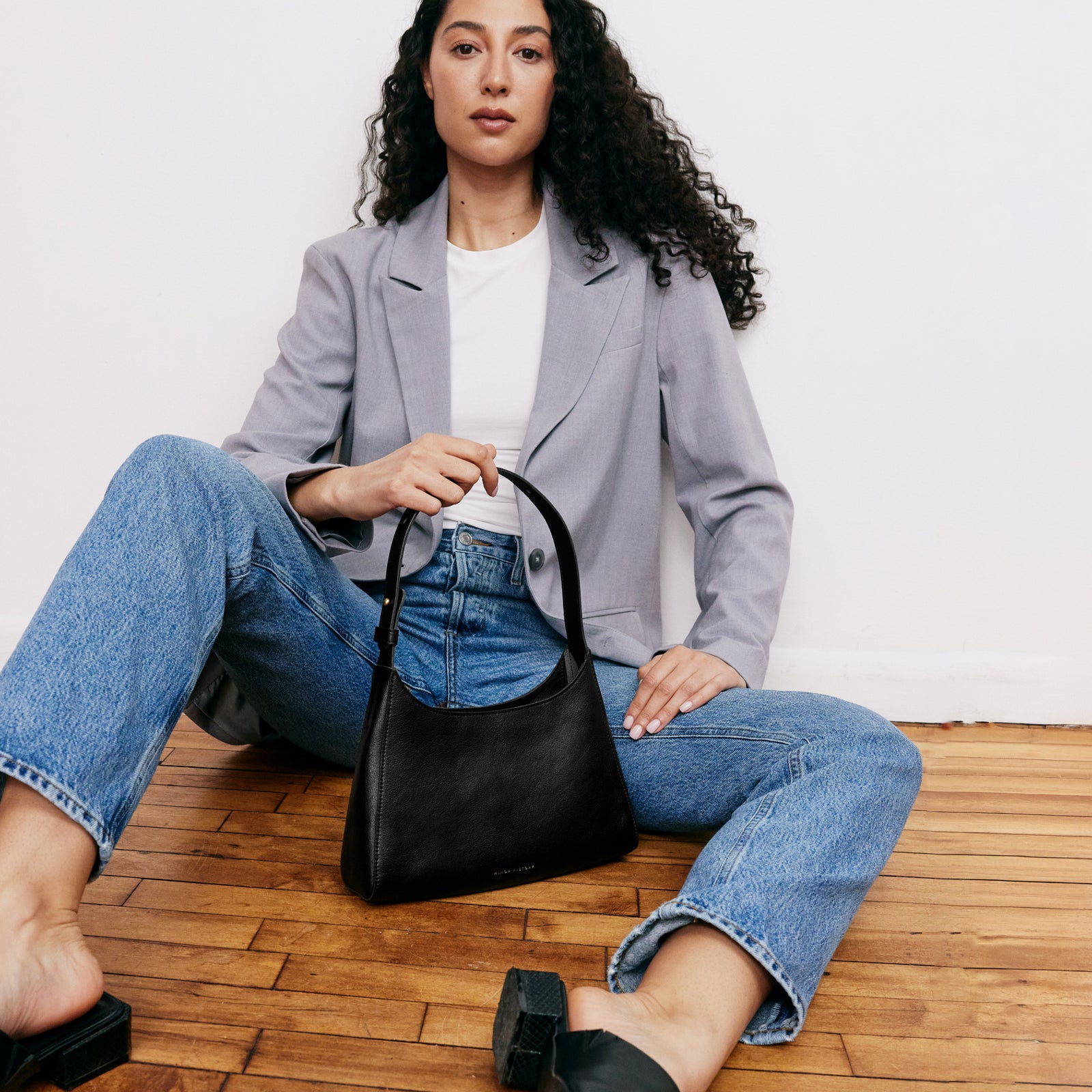 Lifestyle photo of Overtime Tote Bag styled for everyday carry - Black