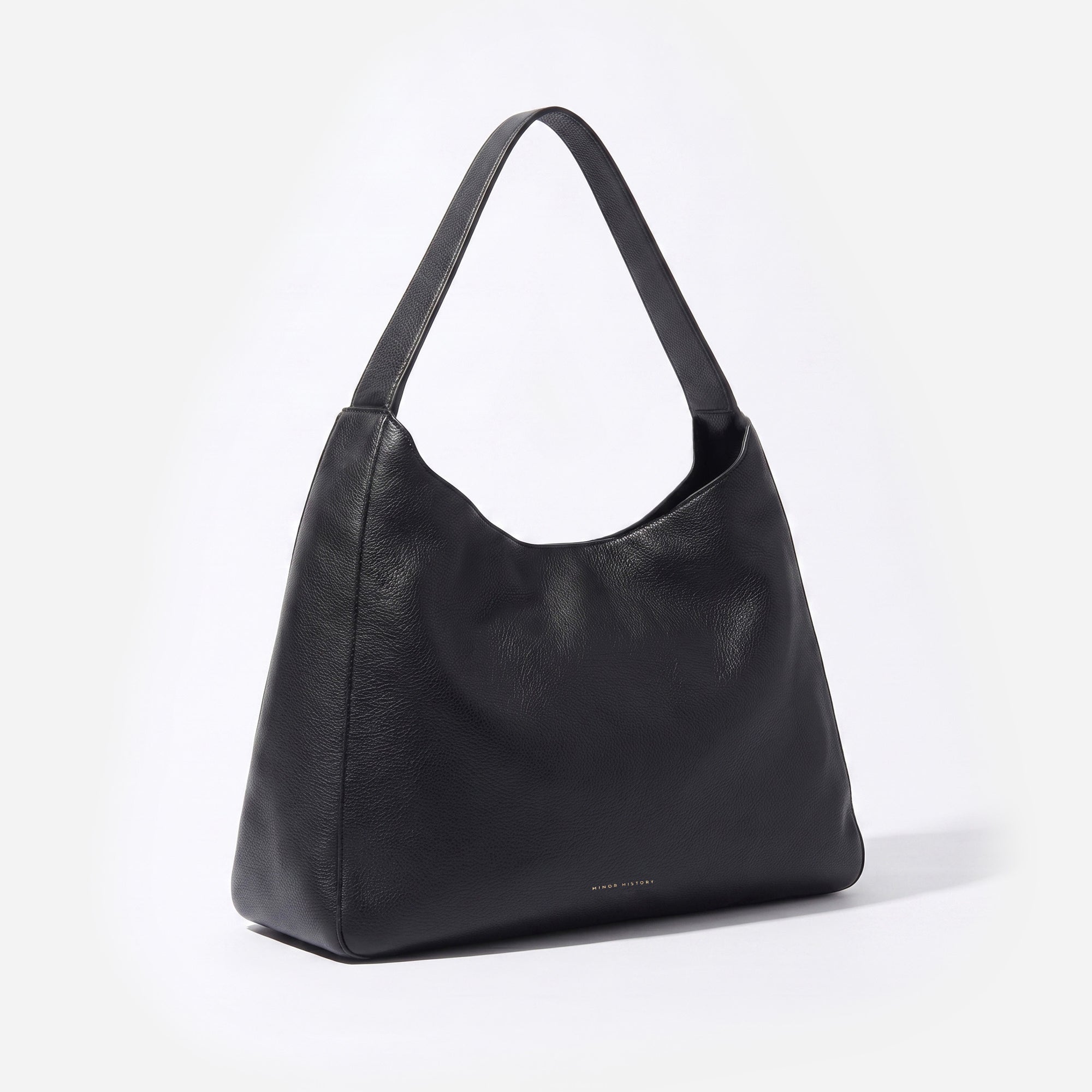 The Overtime Lite in Black full-grain leather -Black