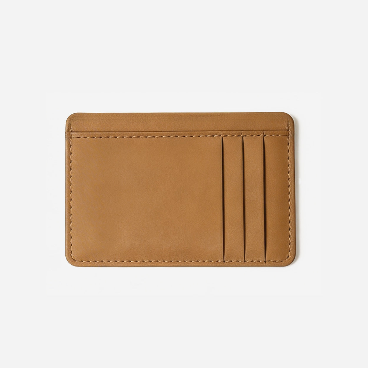 Gold cardholder with 'Ninety History' branding on a white background - Golden