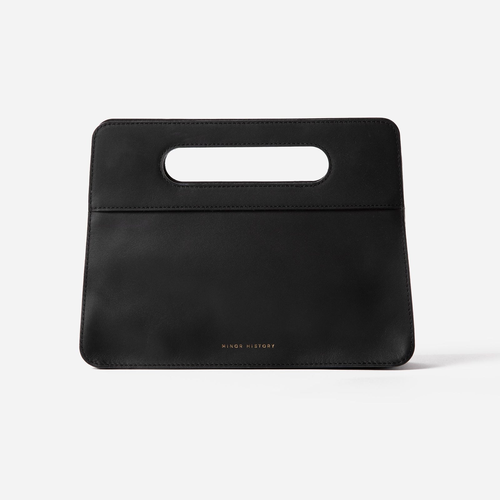 Lifestyle photo of Minor History leather bag - warm toned  - Black